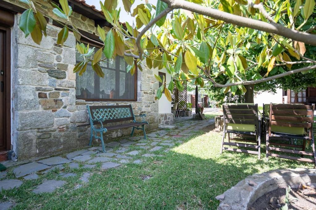 Traditionelles Appartement Athos Shadow Am Meer Paralia Sikias 외부 사진