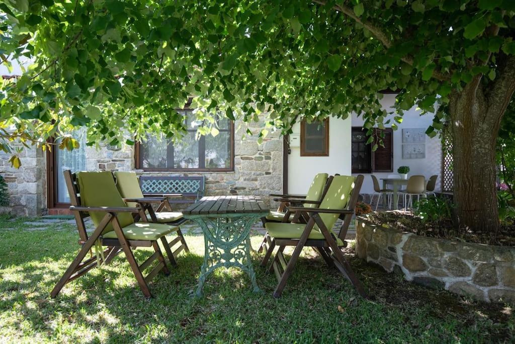 Traditionelles Appartement Athos Shadow Am Meer Paralia Sikias 외부 사진